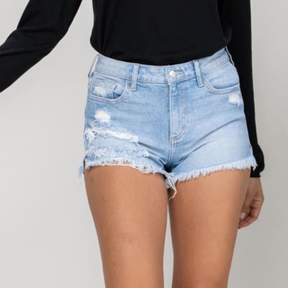 Cello Light Denim Shorts